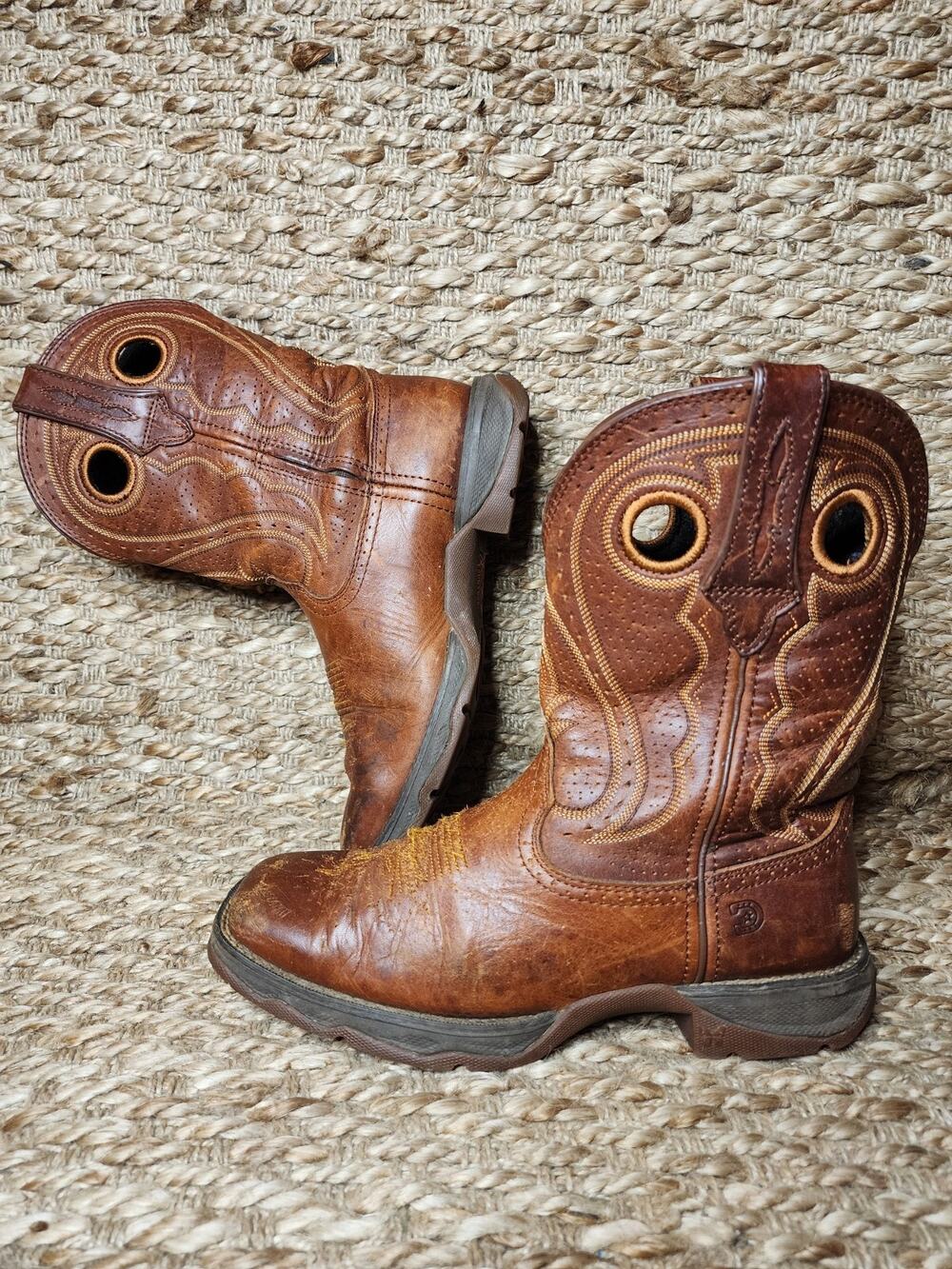 Lady Rebel Durango Women's Chestnut Western Cowgirl Boots Leather Size 9 M